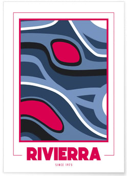 Affiche Rivierra | A3 : 29,7x42cm