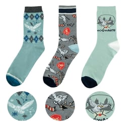 Harry Potter - Pack 3 paires de chaussettes Hedwig - Cinereplicas