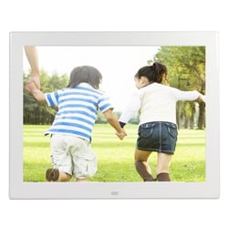 Cadre Photo Numérique LED Lecteur Multimedia Écran 12 Pouces Tft Port USB Blanc YONIS
