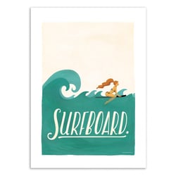 Affiche 30x40 cm - Surfboard - Nour Tohme