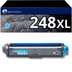 TN248 XL - Toner Brother TN248XL Noir compatible HL-L8230CDW MFC-L3740CDW - 123CONSOMMABLES
