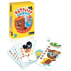 Jeu de cartes - La bataille des animaux - Nathan
