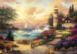 Puzzle 1000 pièces - Chuck Pinson - Seaside Dreams - Grafika