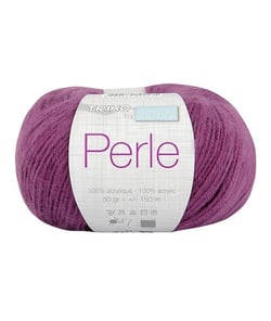 Fil À Tricoter PERLE - Distrifil 07 Violet