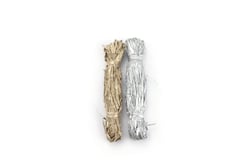 DUO RAPHIA DORE ET ARGENTE 15Gr