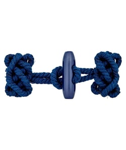 Brandebourg Prym 100 mm – Fermeture à coudre pour duffle-coat Bleu