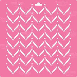 Pochoir plastique souple réutilisable 30 x 30 cm Fabrika Decoru DECORATION 105