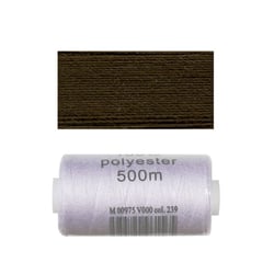 Bobine 500m fil polyester Ours brun