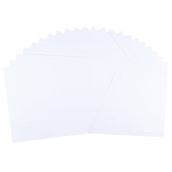 Papier cartonné blanc - 30,5 x 30,5 cm - 216 g - Lisse - Florence - 20 feuilles