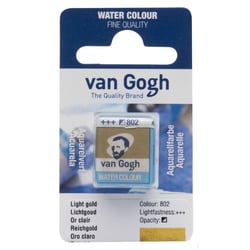 Peinture aquarelle van Gogh godet Or clair 802