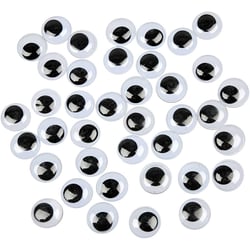 Yeux Mobiles, Non autocollants, d 20 mm, 500 pièces/ 1 Pq.