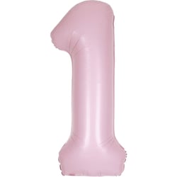 Ballon Géant Rose Mat - Chiffre 1