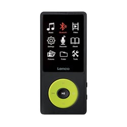 Lenco Lecteur MP3 / MP4 8Go avec Bluetooth Écran LCD en Couleur Noir / Vert