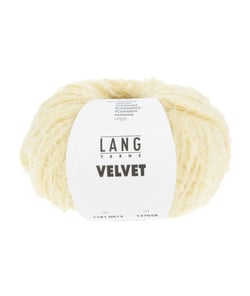 Fil à tricoter VELVET - Lang Yarns 13 Jaune