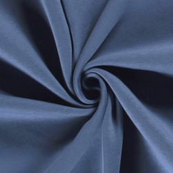 Tissu Molleton Sweat uni Bleu indigo