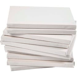 Entoilé, P: 1,6 cm, dim. 18x24 cm, 280 gr, blanc, 40 pièces/ 1 Pq.