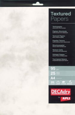 Papier texture marbre gris A4 95 g 25 feuilles