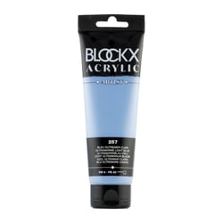 Peinture acrylique - Bleu outremer clair - 257 - BLOCKX Artist - Qualité beaux-arts - Tube 120ml