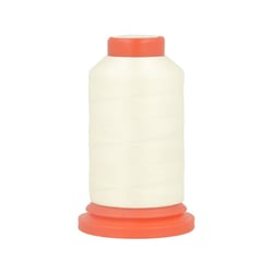 Bobine fil mousse polyester 1000m fabriqué en France pour surjeteuse écru