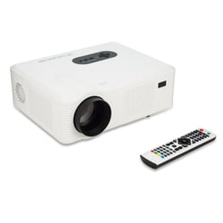 Videoprojecteur LED 3000LM 1080P Portable Haute Qualité HDMI USB Blanc YONIS