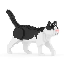Mini Chat Calico noir Taille standard | JEKCA | 14 ans et +