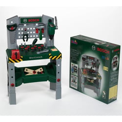 Jeu d'imitation - Etabli Sonore avec Perceuse à Colonne et Accessoires - Bosch hauteur adjustable
