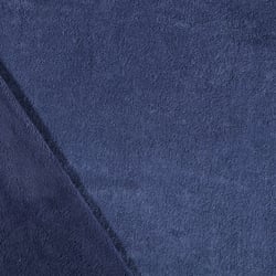 Tissu Micro Éponge Bambou Bleu indigo - Au mètre