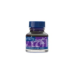Encre pour calligraphie - Violet - Winsor et Newton - Flacon de 30ml - Beaux-arts