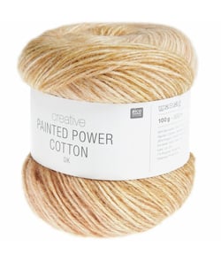 Creative Painted Power Cotton DK 100g de Rico Design : Couleurs vibrantes et douceur naturelle 09 Dark peaches