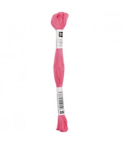 Fil à broder mouliné Uni - Rico Design 056 Rose