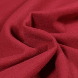 Tissu Drap de manteau uni Grenat