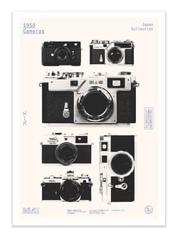 Affiche - Cameras 1950 - Florent Bodart