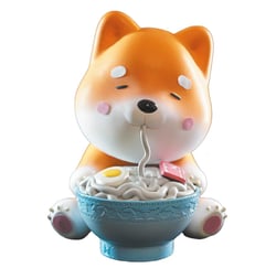 Mogu pets – figurine Shiba Ramen - Plastoy - Orange