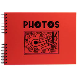 Album à spirales 50 pages noires Musicart - Rouge - Exacompta