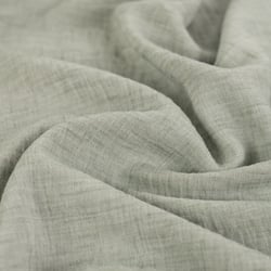 Tissu aspect Lin uni Vert