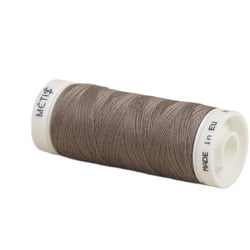 Bobine fil polyester 200m Oeko Tex fabriqué en Europe brun sahara