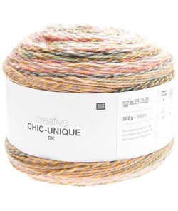 Pelote de laine à tricoter Creative Chic Unique DK - 200GR - Rico Design 003 Terra multicolore
