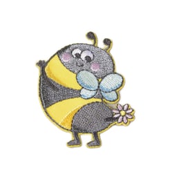 Ecusson thermocollant animaux mignons abeille 5,5cm x 4cm