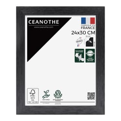 Cadre photo Karma noir 24x30 cm