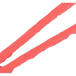 Bobine tresse réfléchissante 25m rose orang fluo