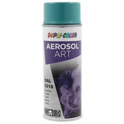 Spray de peinture - Bleu turquoise - RAL 5018 - Brillant - Tous supports - Aérosol Art