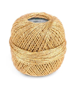 Fil à tricoter brillant GLITTER - Grundl 8201 Or