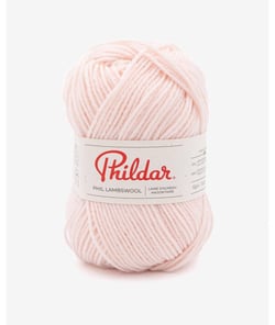 Pelote de laine d'Agneau à tricoter Phil Lambswool - Phildar Poudre Rose
