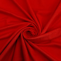 Tissu Jersey Viscose uni Rouge