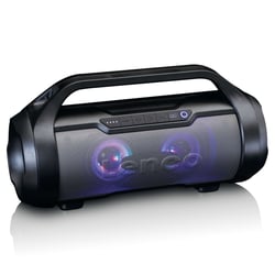Lenco 2 - Enceinte sans fil Bluetooth + autonomie 15 h + fonction radio - Noir