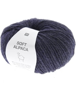 Pelote de laine et Alpaga SOFT ALPACA - Rico Design 12 Bleu marine