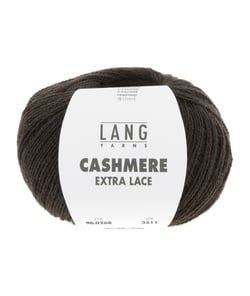 Pelote CASHMERE EXTRA LACE exceptionnelle à tricoter - 25gr- Lang Yarns : Une laine d’exception, douce et luxueuse 268 Marron