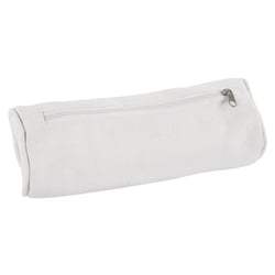 Sac à plumes av. fermeture - éclair, ø 7cm, blanc, 22cm, 330g / m², 1 pce.