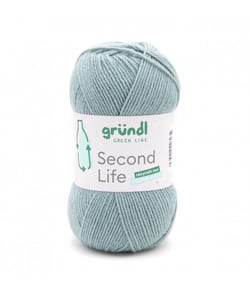 Fil à tricoter durable SECOND LIFE - 100GR - Grundl - Certifié Oeko-Tex Bleu (12)