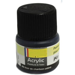Noir Charbon Acrylique 12ml